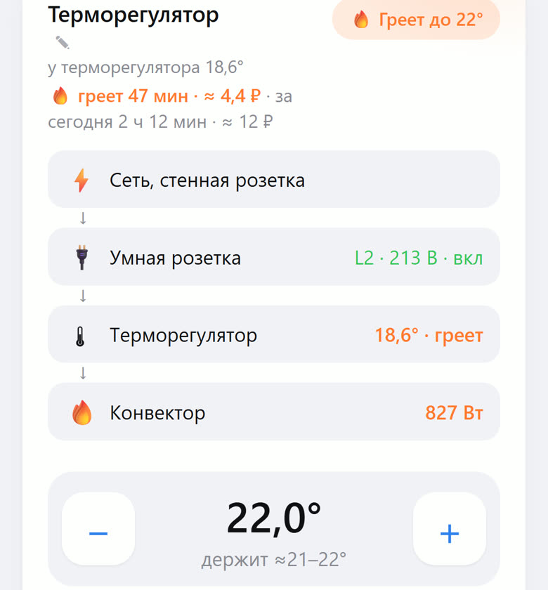 Схема включения обогревателя
